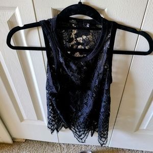 BKE lace tank Small